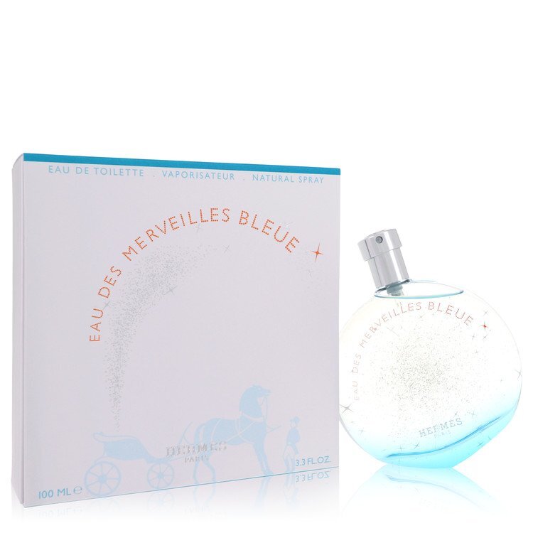 Eau des Merveilles Bleue by Hermes Eau De Toilette Spray 3.4 oz (Women)