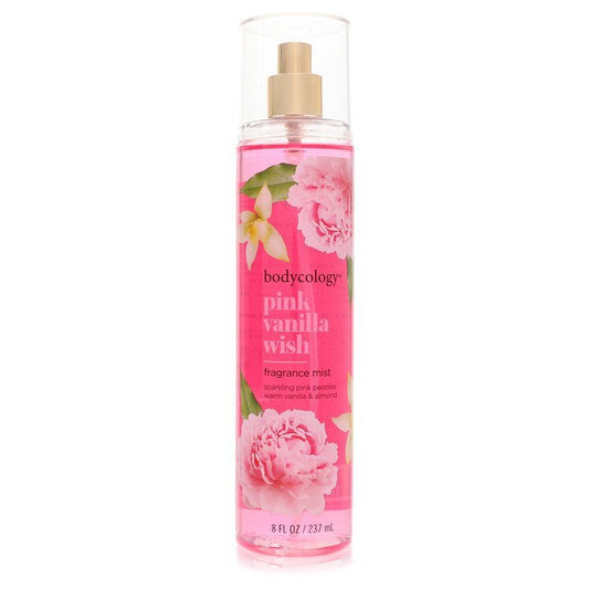 Bodycology Pink Vanilla Wish by Bodycology Fragrance Mist Spray 8 oz (Women)