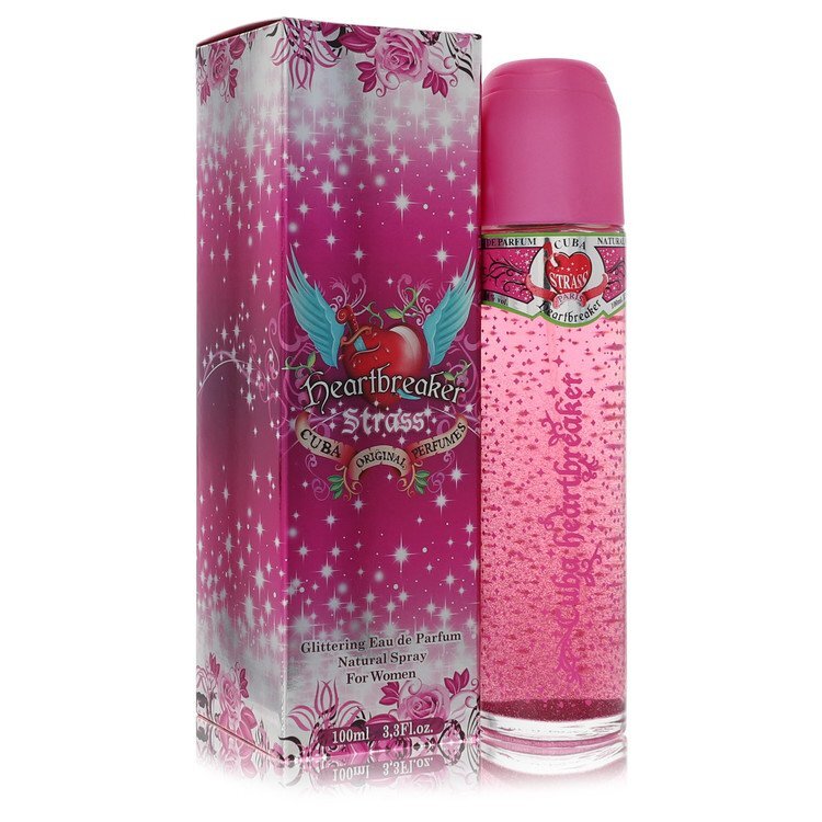 Cuba Strass Heartbreaker by Fragluxe Eau De Parfum Spray 3.4 oz (Women)