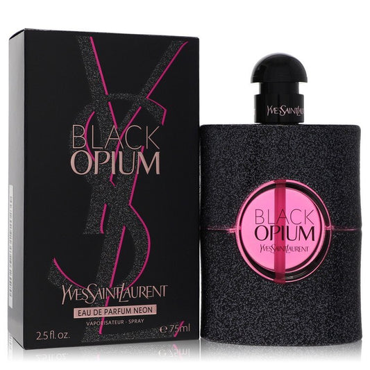 Black Opium by Yves Saint Laurent Eau De Parfum Neon Spray 2.5 oz (Women)