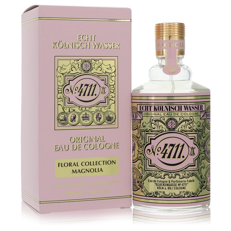 4711 Floral Collection Magnolia by 4711 Eau De Cologne Spray (Unisex) 3.4 oz (Women)