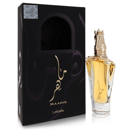 Maahir by Lattafa Eau De Parfum Spray (Unisex) 3.4 oz (Women)