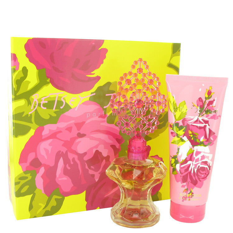 Betsey Johnson by Betsey Johnson Gift Set -- 3.4 oz Eau De Parfum Spray + 6.7 oz Body Lotion (Women)